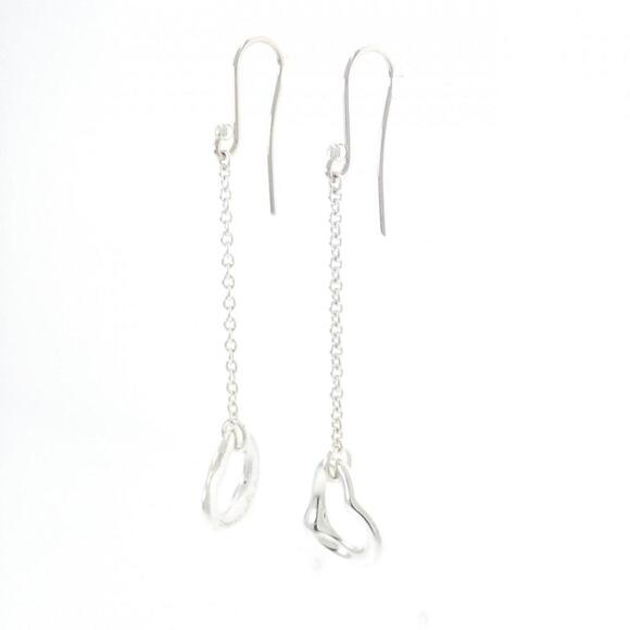 TIFFANY Silver Heart Earrings - Picture 2 of 4